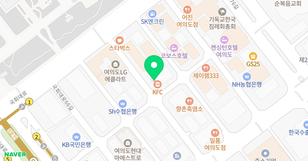 (14-8) 위치 지도 - 서울특별시 영등포구 국회대로70길 15-1