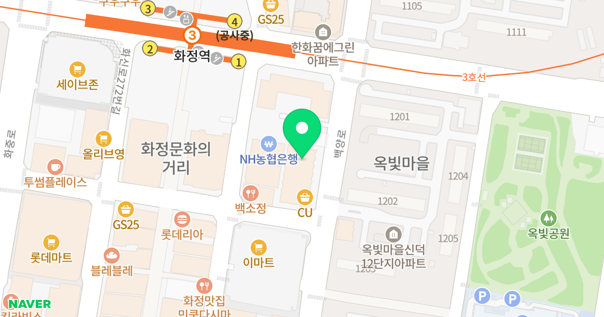 동양트레벨2오피스텔 위치 지도 - 경기도 고양시 덕양구 백양로 85