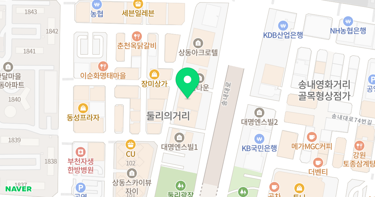 금강리빙스텔 위치 지도 - 경기도 부천시 원미구  11