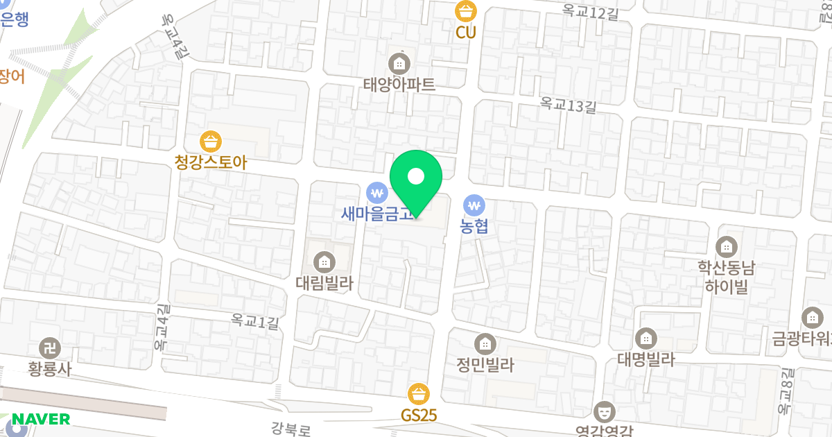 옥교동 리버파크 주상복합 위치 지도 - 울산광역시 중구 옥교6길 30