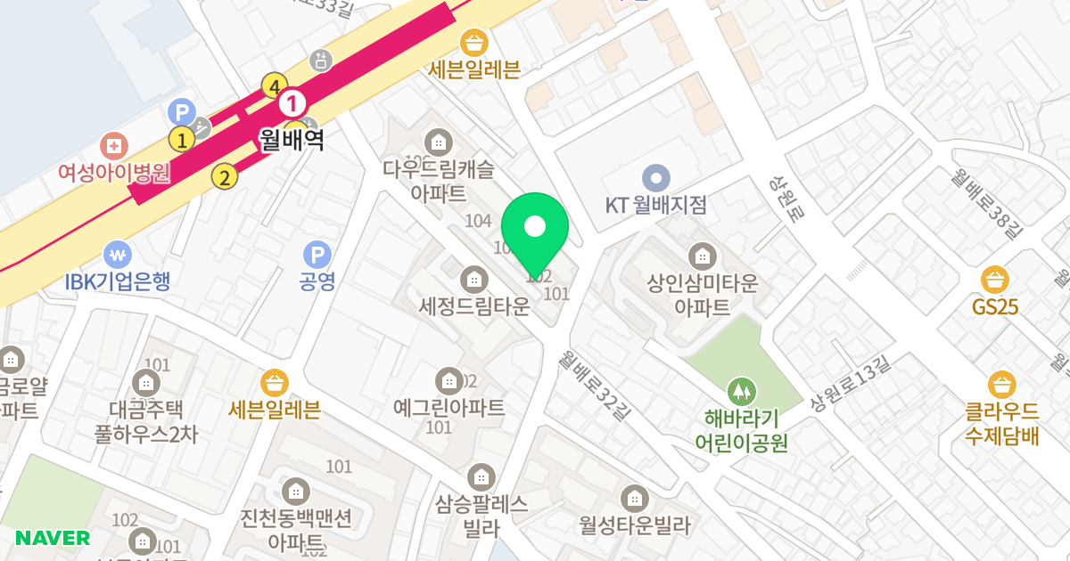 상인부민아파트 위치 지도 - 대구광역시 달서구 월배로32길 29