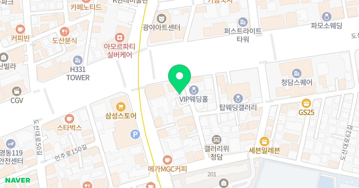 청담퍼스트타워 위치 지도 - 서울특별시 강남구 도산대로 406