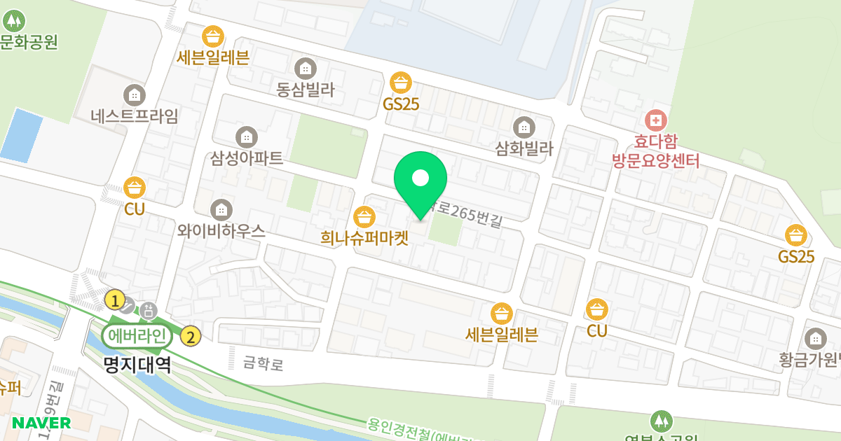 굿모닝빌(A동) 위치 지도 - 경기도 용인시 처인구 금학로253번길 12-6