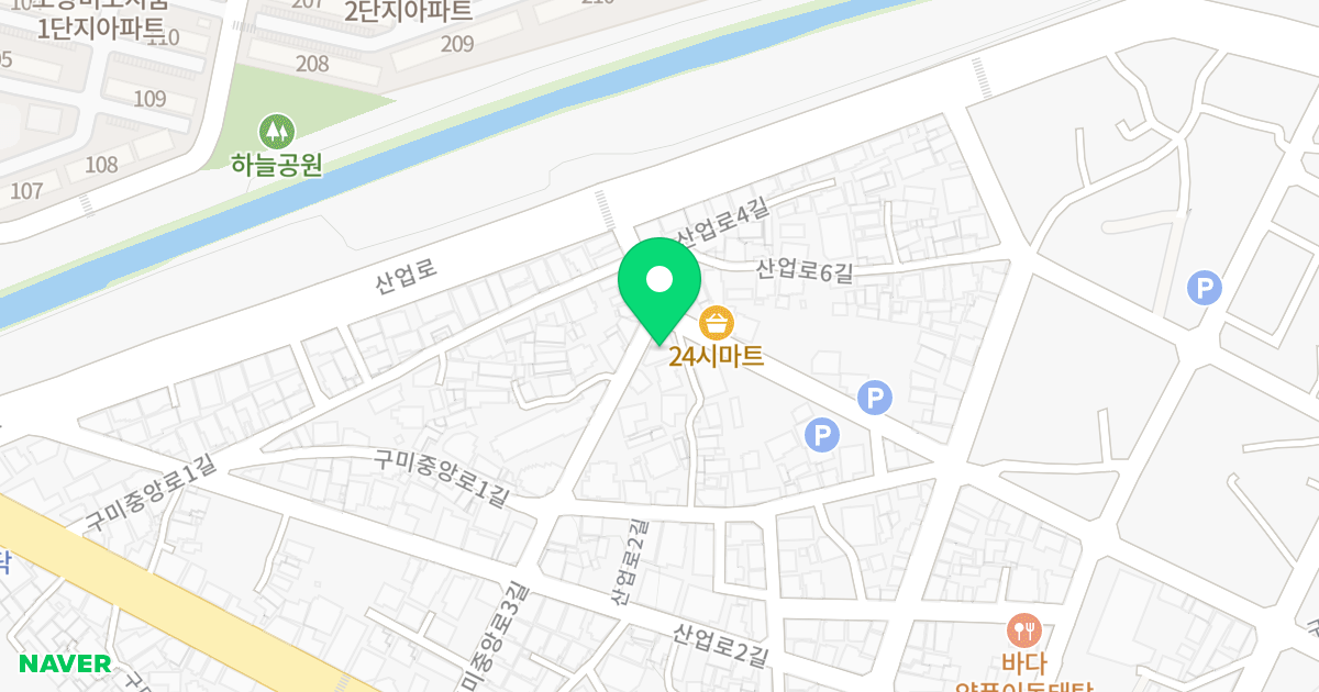 (31-66) 위치 지도 - 경상북도 구미시 구미중앙로3길 22