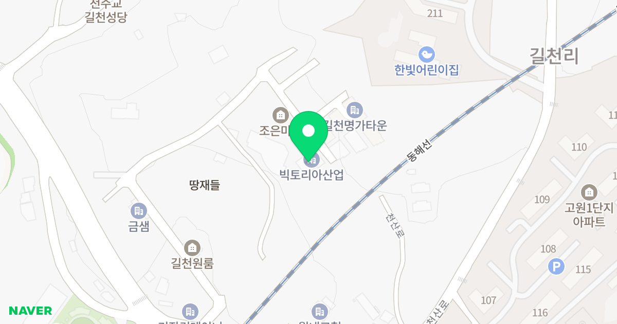 서현오션뷰 위치 지도 - 부산광역시 기장군 장안읍