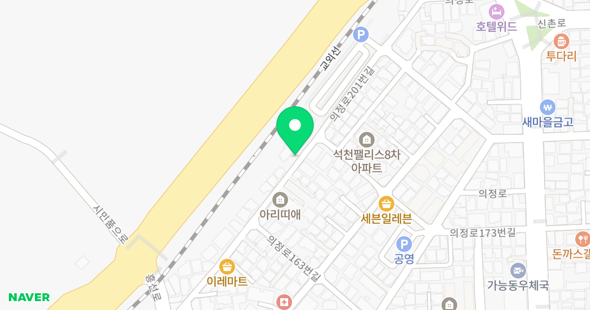 베네스트파크 위치 지도 - 경기도 의정부시 흥선로5번길 43