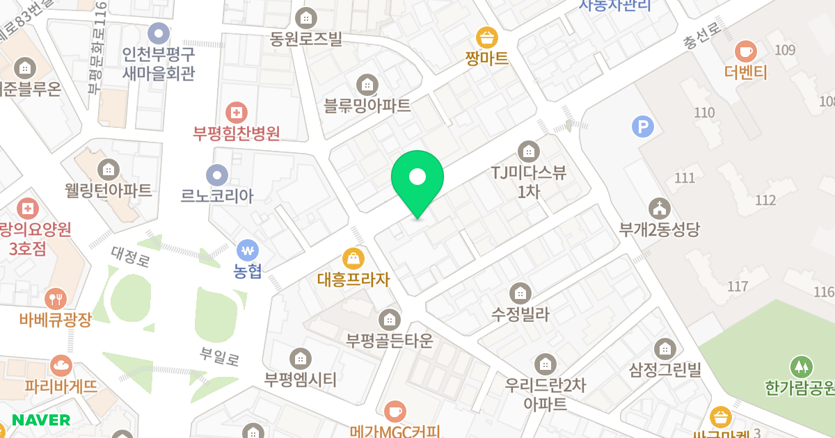 (470-1) 위치 지도 - 인천광역시 부평구 충선로 12
