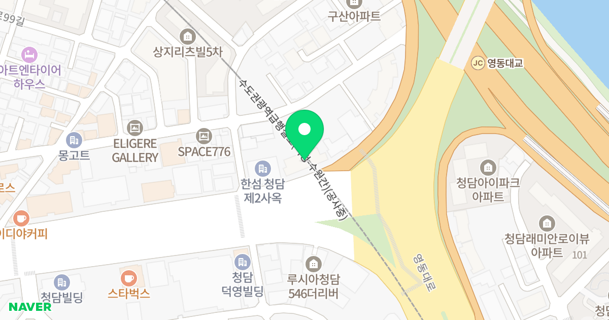 상지리츠빌 카일룸3차 위치 지도 - 서울특별시 강남구 압구정로79길 72