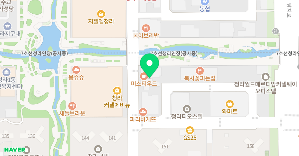 딜라이트타워2 위치 지도 - 인천광역시 서구 청라에메랄드로 84