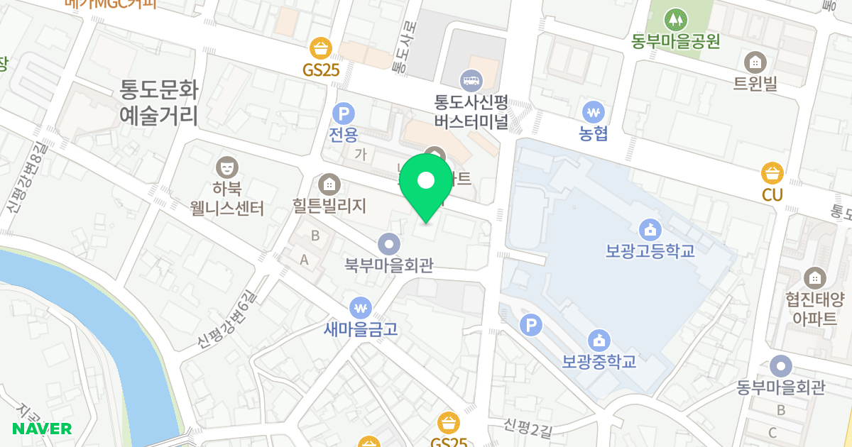 남양빌라 위치 지도 - 경상남도 양산시 하북면 신평5길 5