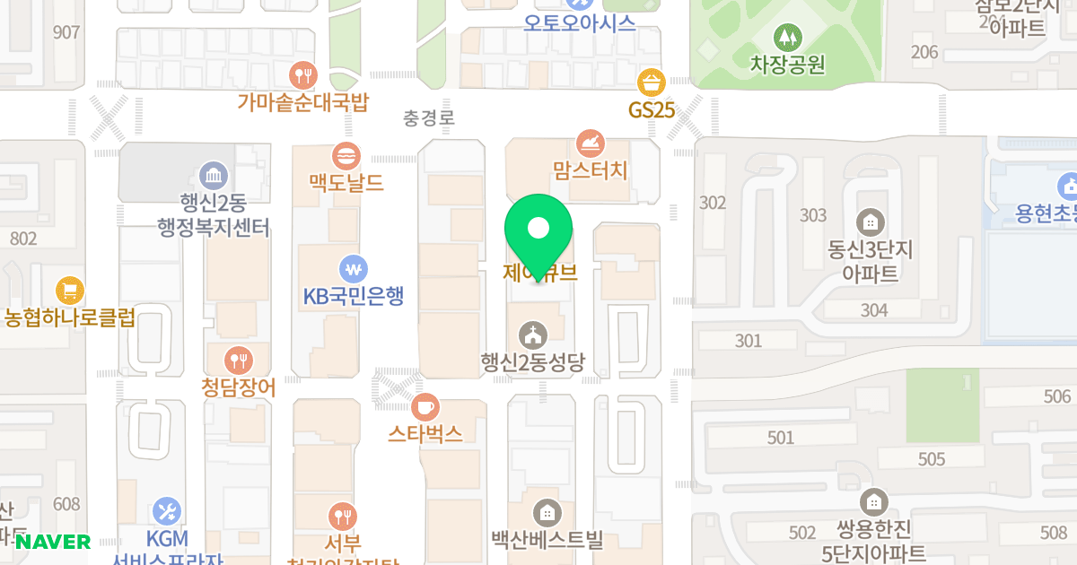 행신동리치빌1차 위치 지도 - 경기도 고양시 덕양구 용현로5번길 50