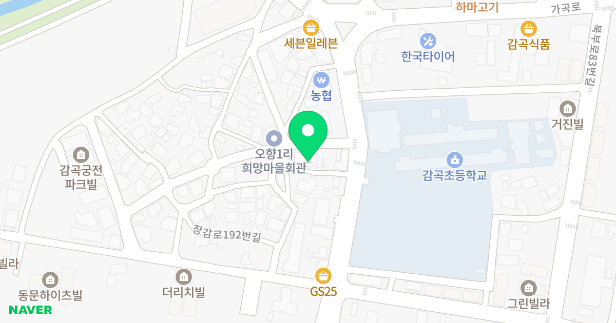 (522-21) 위치 지도 - 충청북도 음성군 감곡면