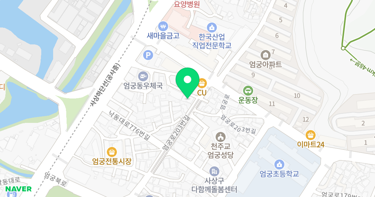 (521-1) 위치 지도 - 부산광역시 사상구 엄궁로203번길 8