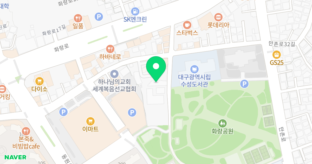 1 위치 지도 - 대구광역시 수성구 동원로28길 52-4