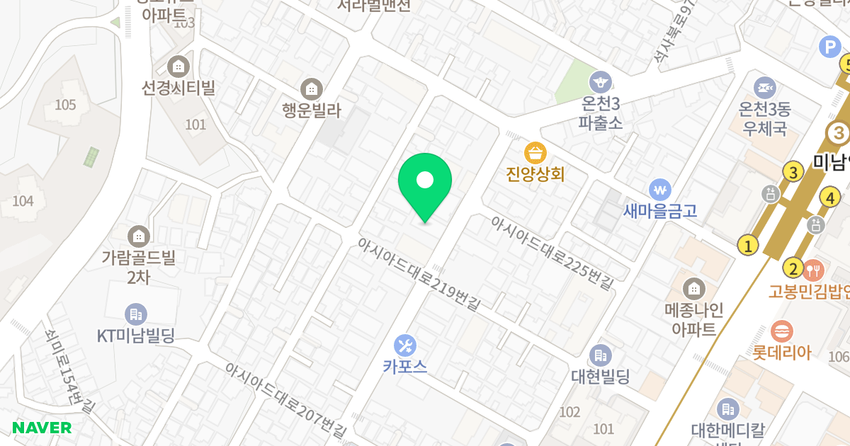 양지온천빌 위치 지도 - 부산광역시 동래구 석사북로 77-1