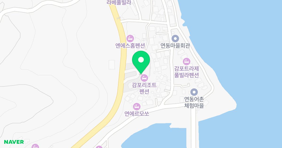 A동 위치 지도 - 경상북도 경주시 감포읍 동해안로 2674