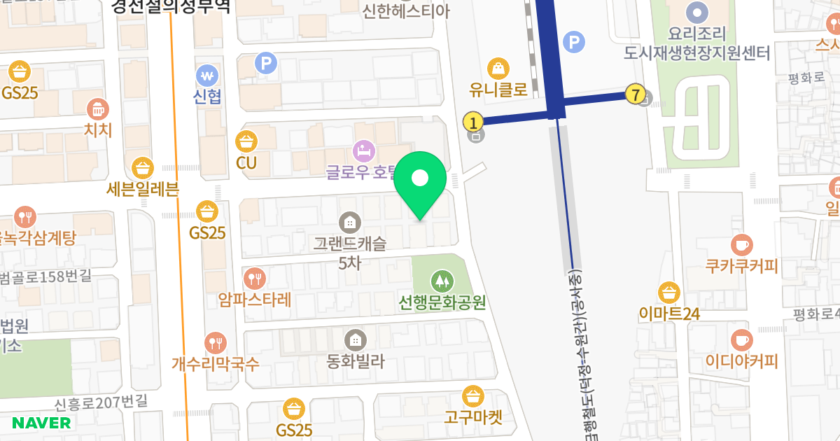 그랜드캐슬2차 위치 지도 - 경기도 의정부시