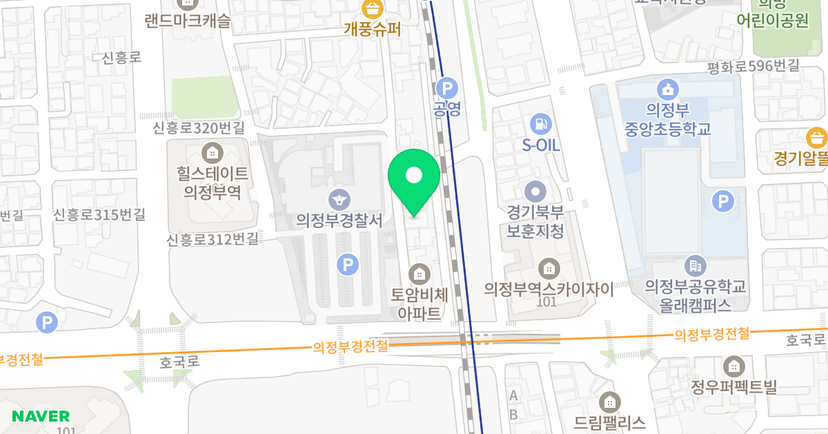드림팰리스7차 위치 지도 - 경기도 의정부시