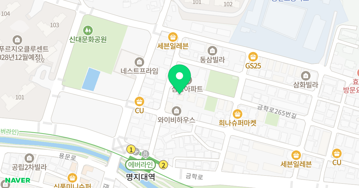데시앙 A동 위치 지도 - 경기도 용인시 처인구