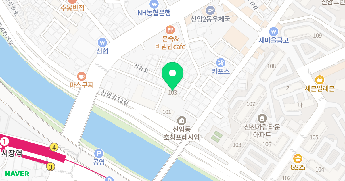 호창프레시앙 103 위치 지도 - 대구광역시 동구