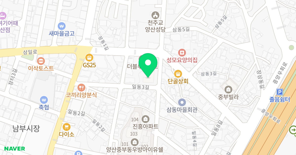 동국 에버리치 위치 지도 - 경상남도 양산시 삼동1길 6