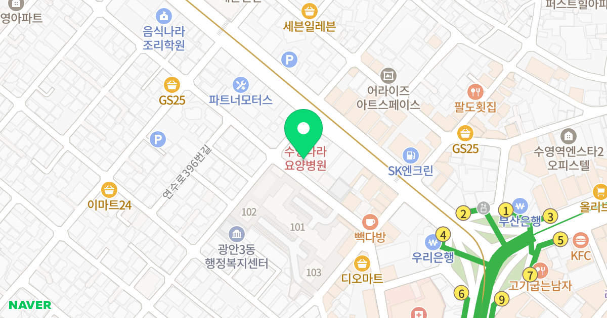 지성캐슬 위치 지도 - 부산광역시 수영구 망미번영로38번길 95