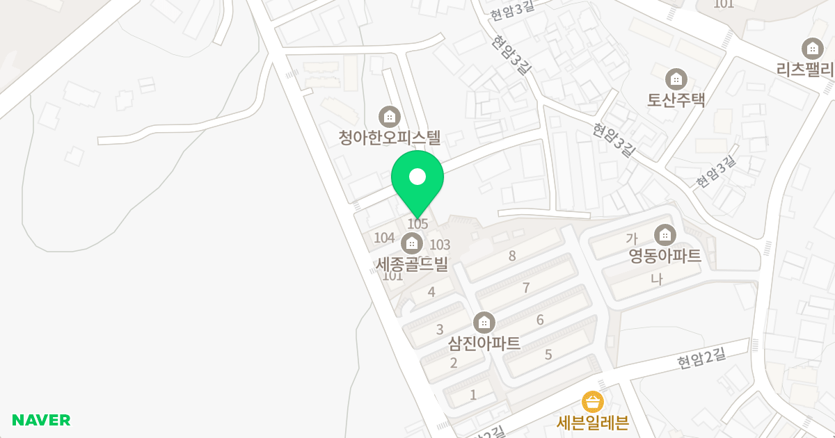 세종골드빌 위치 지도 - 경기도 여주시 현암2길 42-5