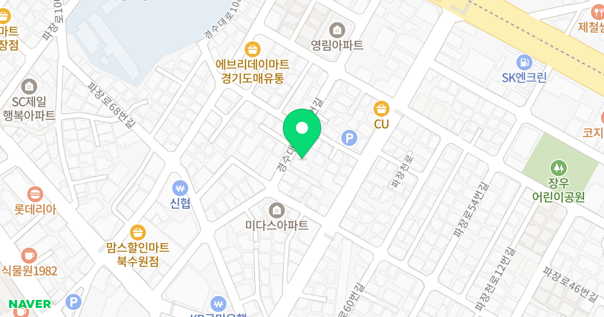 대경시실리 위치 지도 - 경기도 수원시 장안구 경수대로1073번길 39