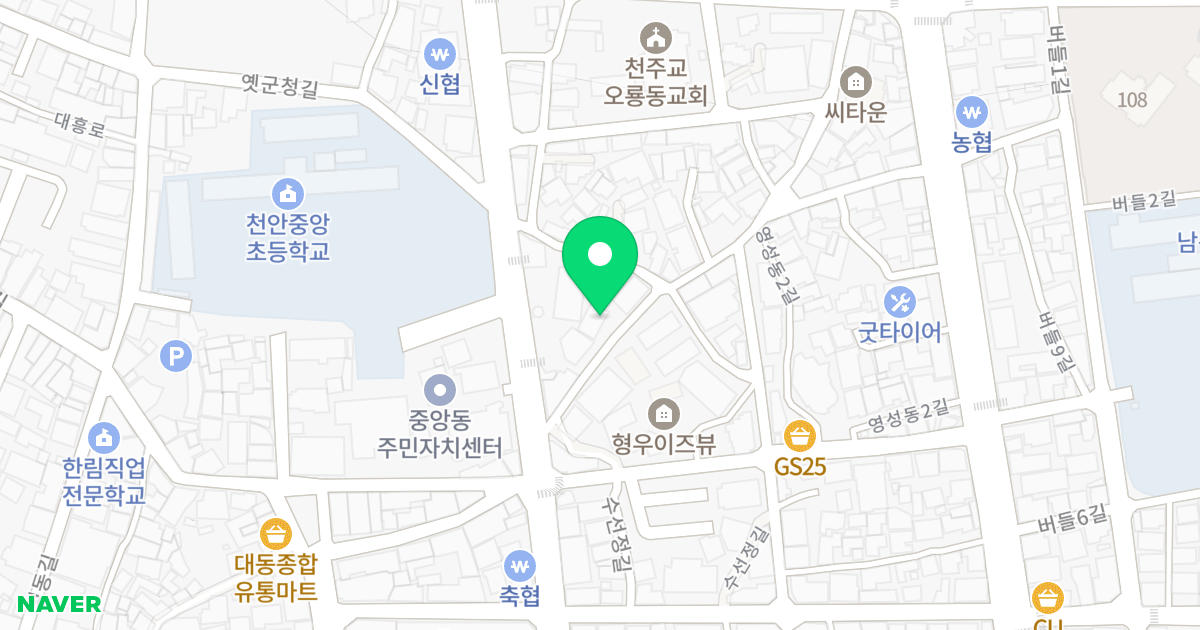 (112-1) 위치 지도 - 충청남도 천안시 동남구 영성로 74
