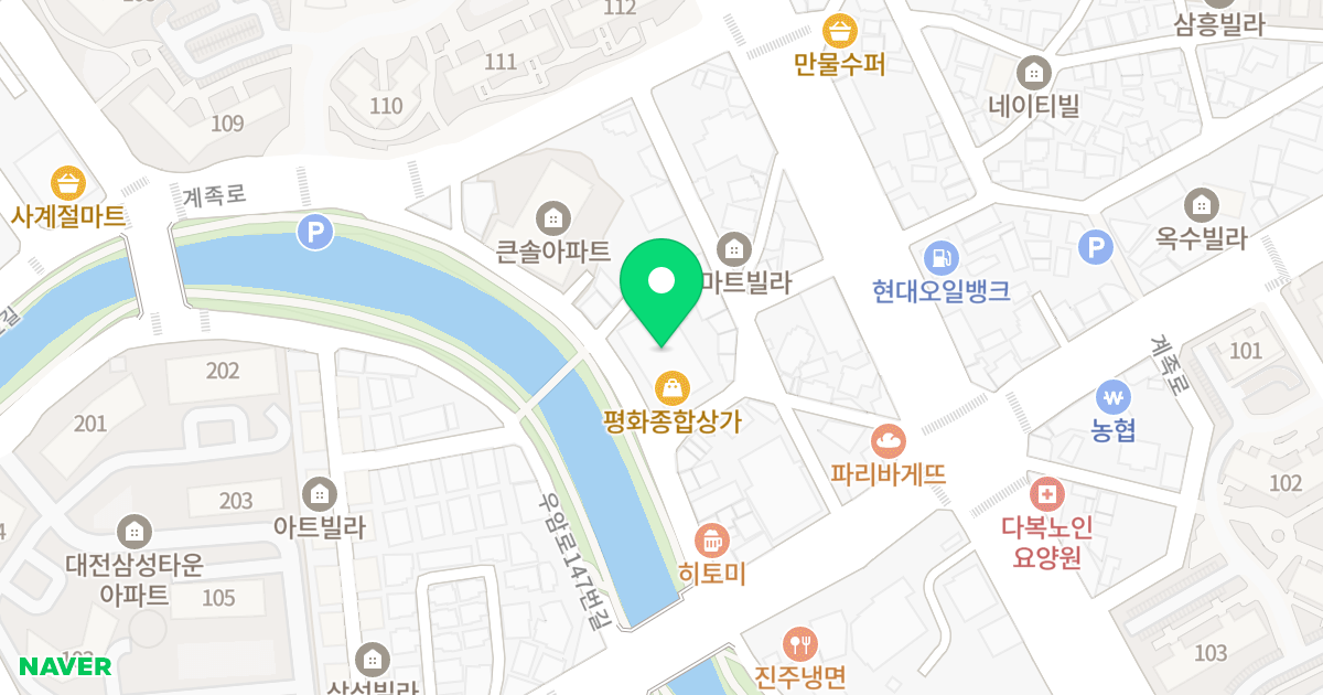현대그랜드오피스텔 위치 지도 - 대전광역시 동구 동서대로1572번길 173
