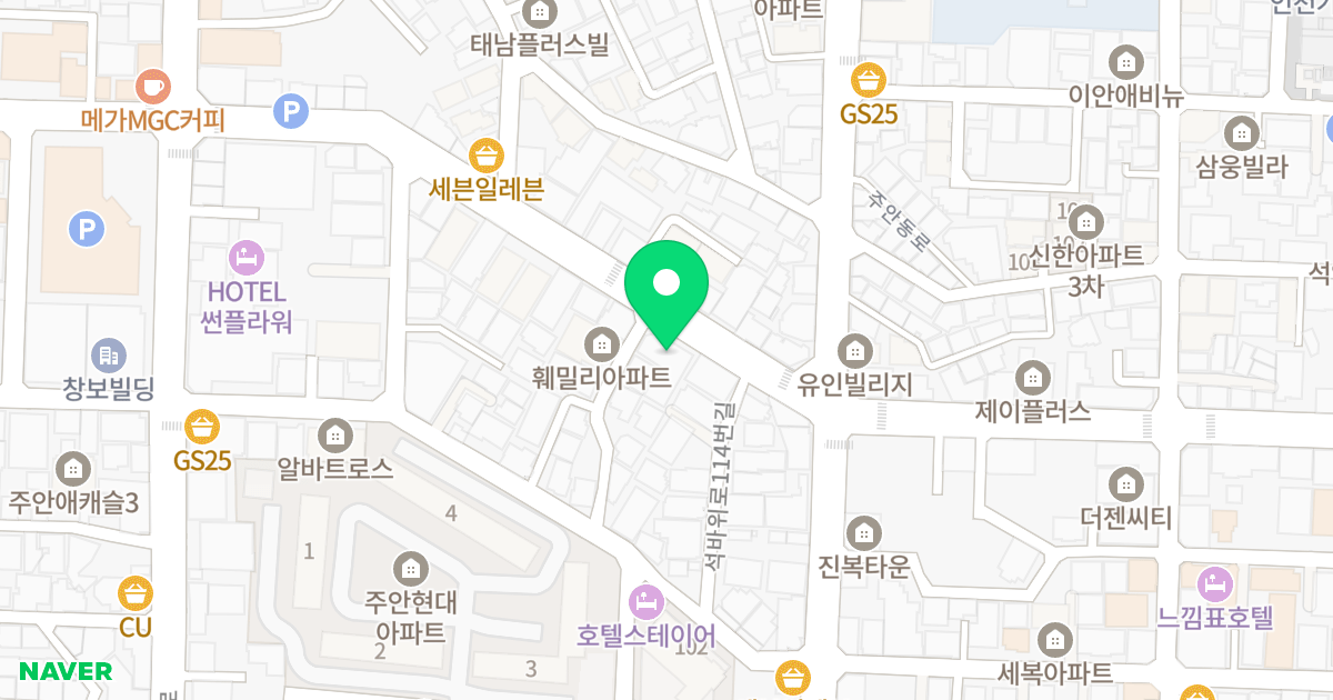 이츠(273-6) 위치 지도 - 인천광역시 미추홀구  110