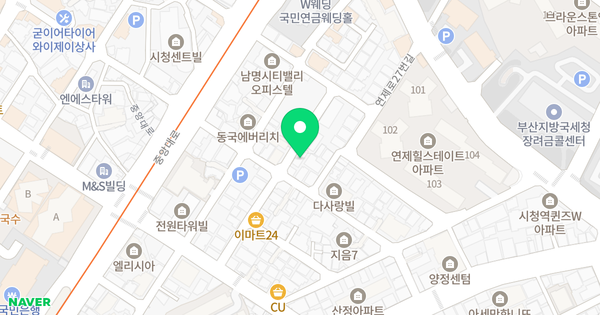 (142-9) 위치 지도 - 부산광역시 부산진구 중앙대로970번가길 28