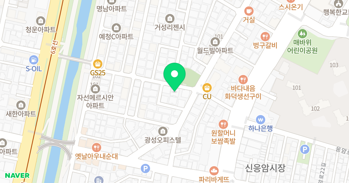 응암동다세대주택 위치 지도 - 서울특별시 은평구 응암로25길 11