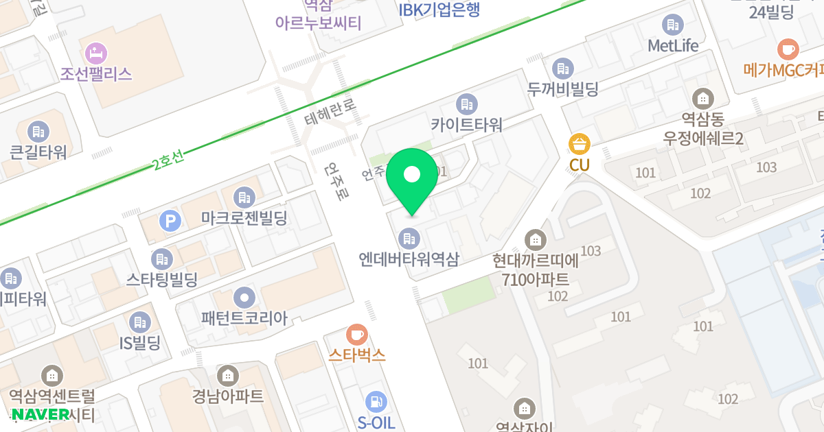 윤익빌딩 위치 지도 - 서울특별시 강남구 언주로 430
