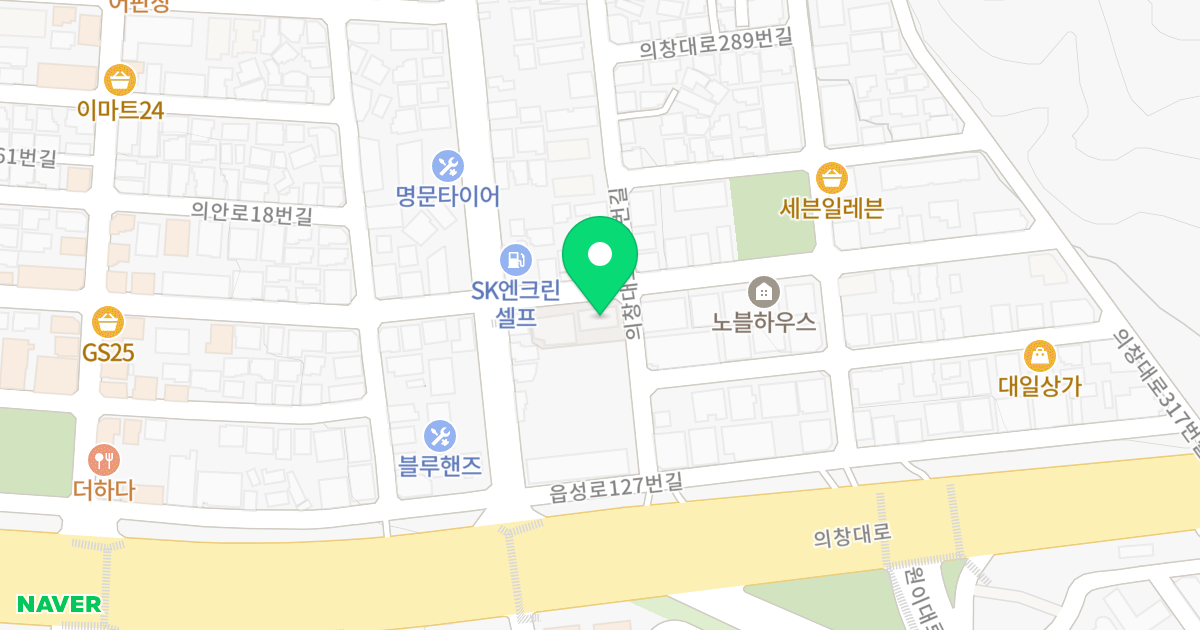 덕산세흥파크(B동) 위치 지도 - 경상남도 창원시 의창구 읍성로117번길 6