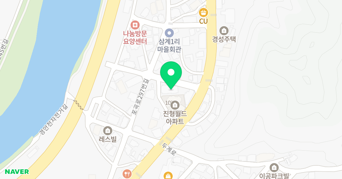 레이크빌 위치 지도 - 경기도 용인시 처인구 포곡읍 포곡로297번길 5