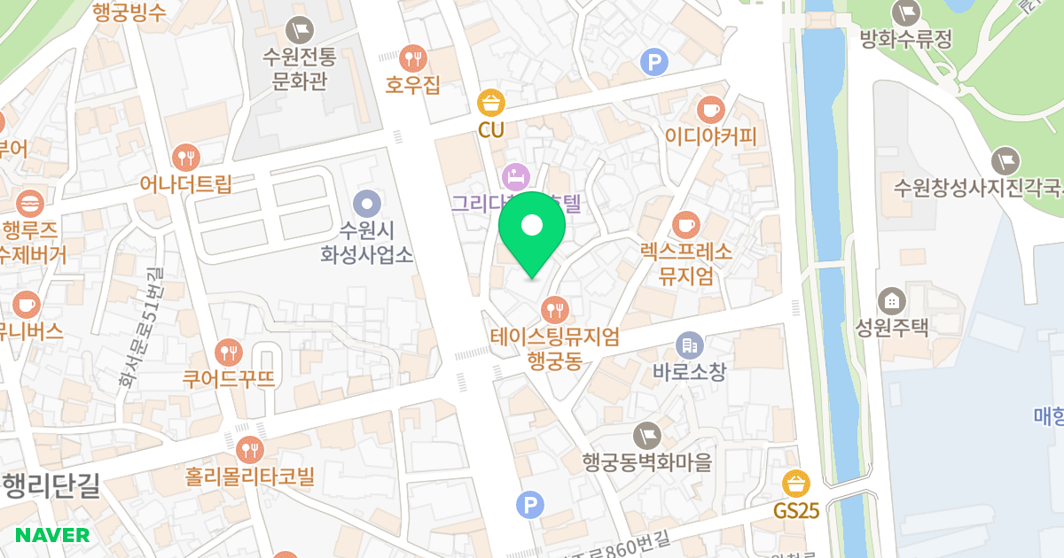 해맑음빌리지 위치 지도 - 경기도 수원시 팔달구 화서문로71번길 2-7