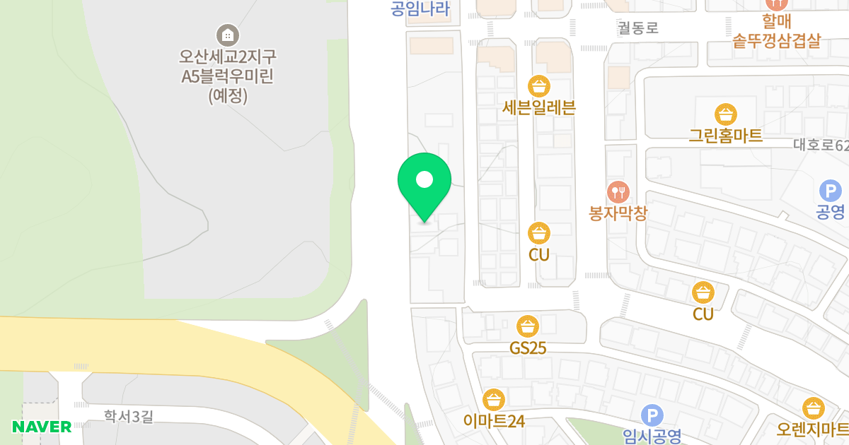 (685-5) 위치 지도 - 경기도 오산시