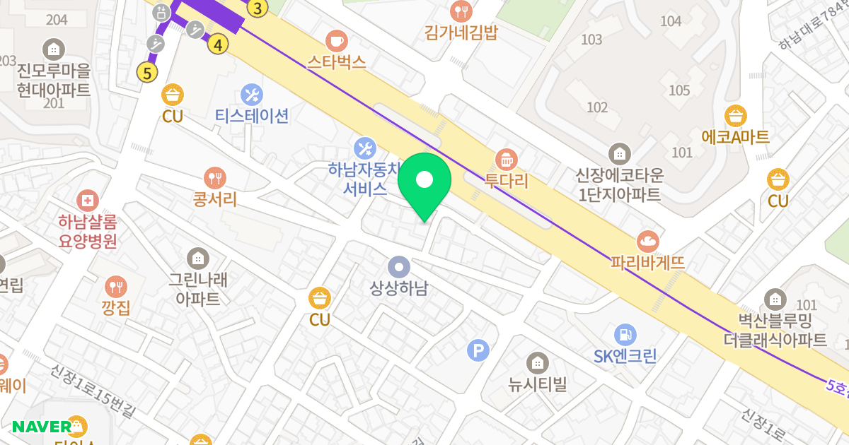 아진아트빌 위치 지도 - 경기도 하남시 하남대로787번길 4-19