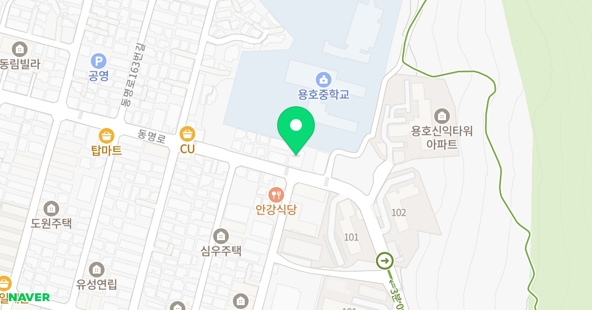 (376-6) 위치 지도 - 부산광역시 남구 동명로 181