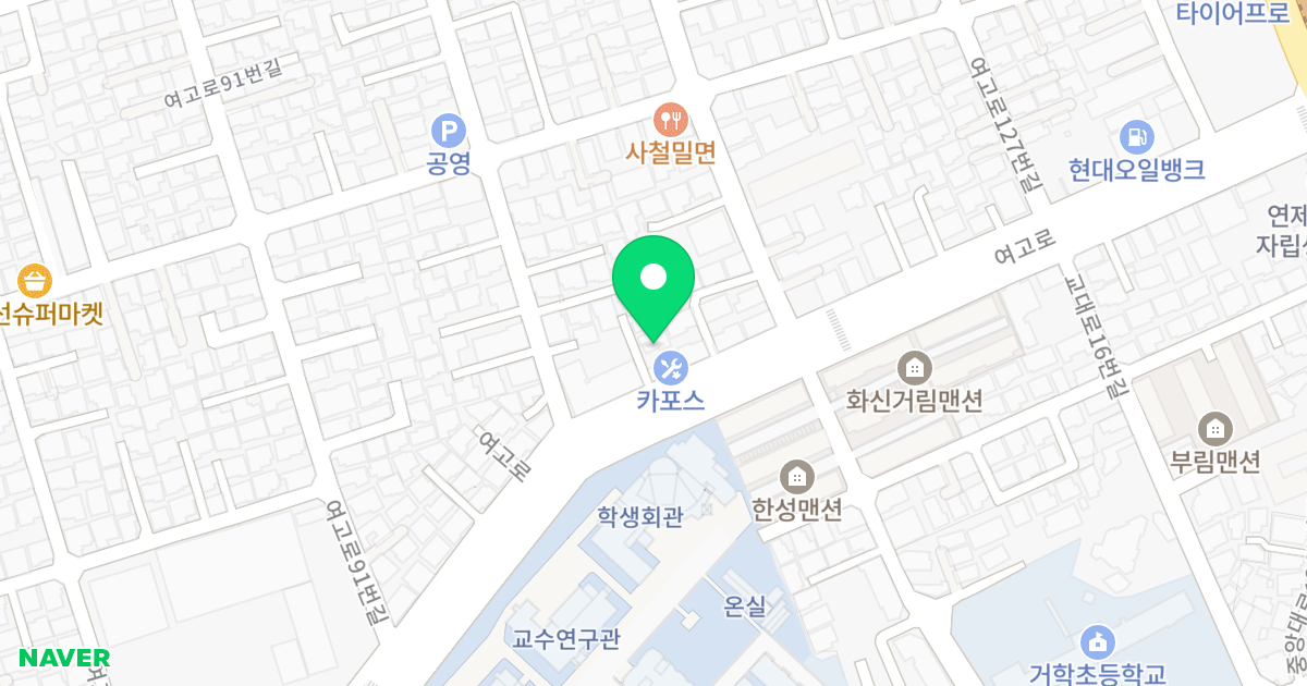 진영빌 위치 지도 - 부산광역시 동래구 여고로 107-4