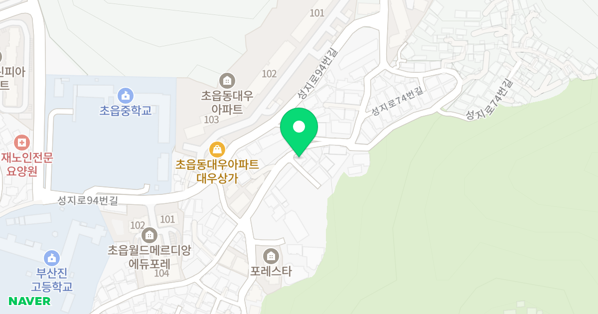 삼인유리안 위치 지도 - 부산광역시 부산진구 성지로74번길 112