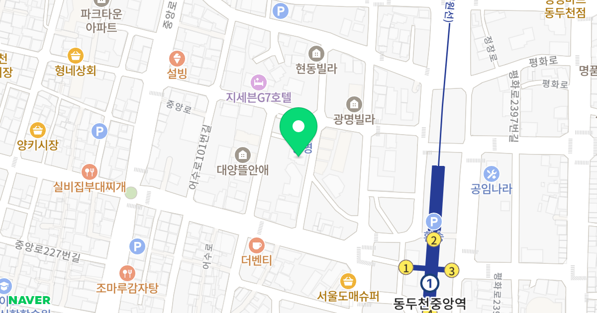 (678-81) 위치 지도 - 경기도 동두천시 어수로 111-13