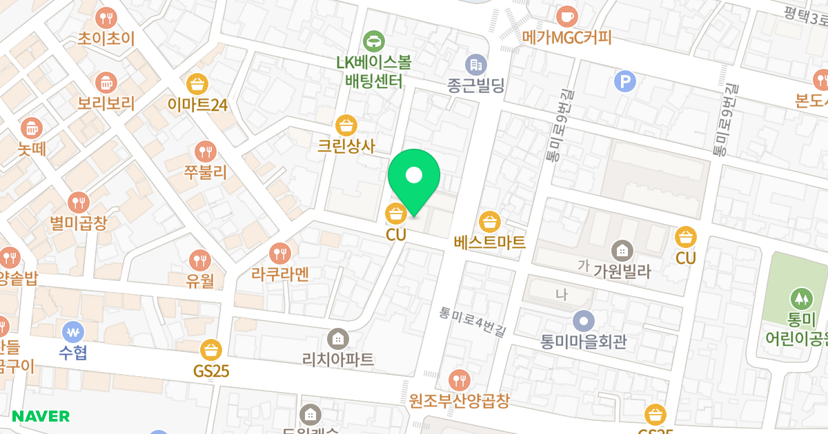 프리스틴빌 위치 지도 - 경기도 평택시 자유로8번길 69
