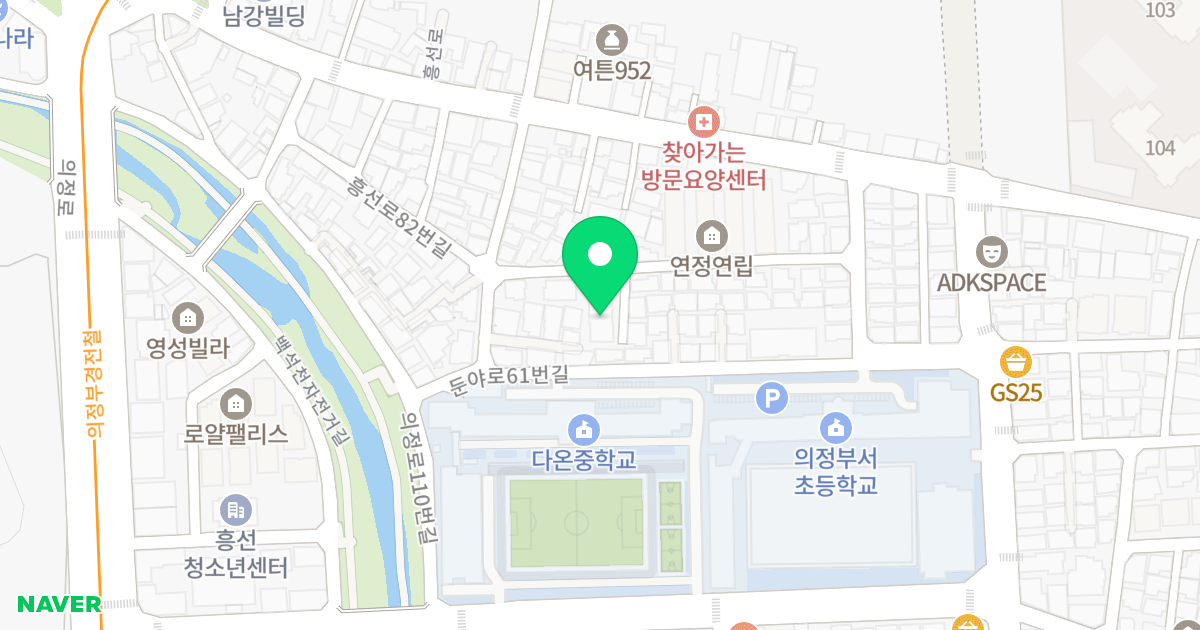 베로니스 위치 지도 - 경기도 의정부시 흥선로92번길 15-10