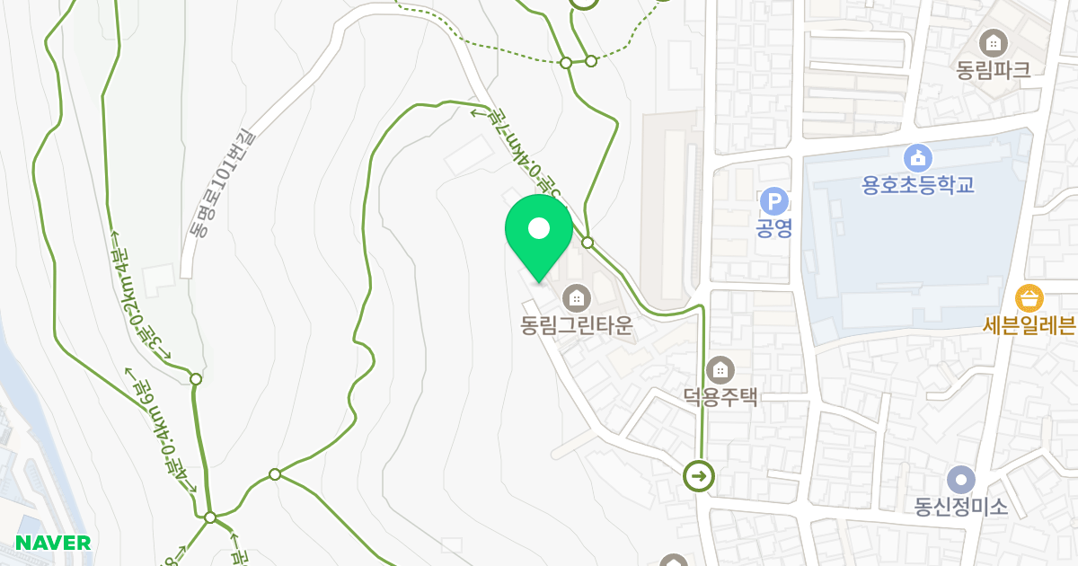 A동 위치 지도 - 부산광역시 남구 동명로101번길 37-40