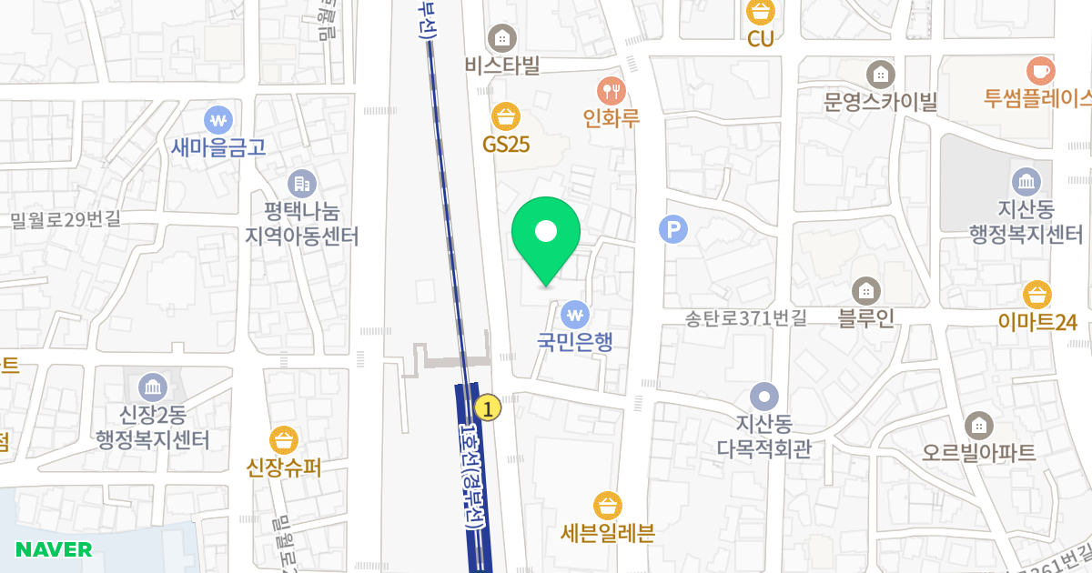 더 레이 위치 지도 - 경기도 평택시 송탄1로 42