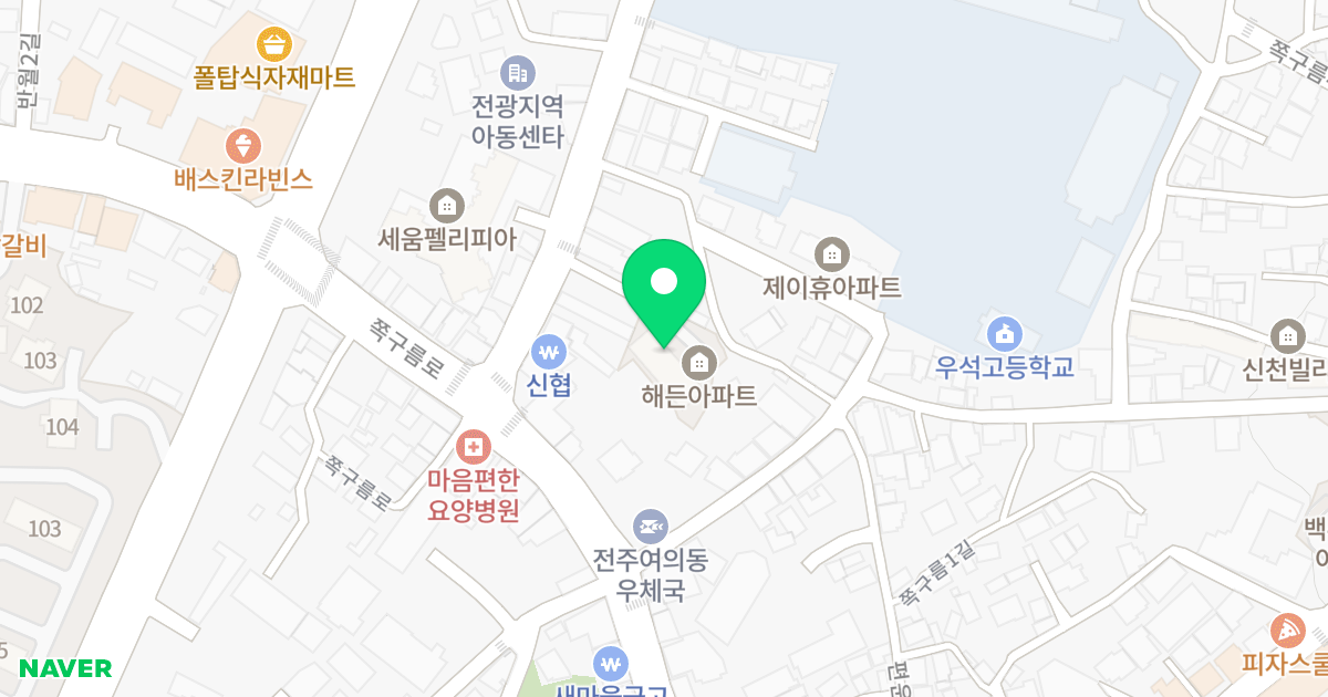 (684-31) 위치 지도 - 전북특별자치도 전주시 덕진구  6-1