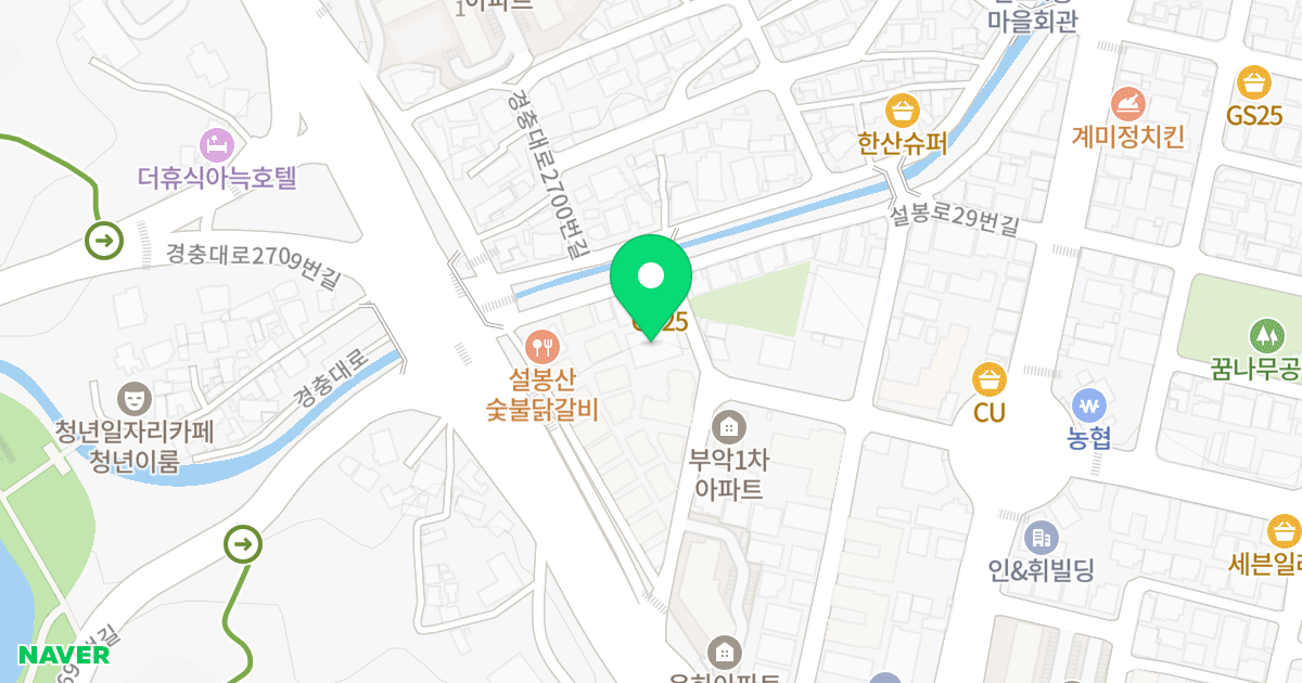1동 위치 지도 - 경기도 이천시 경충대로2684번길 25