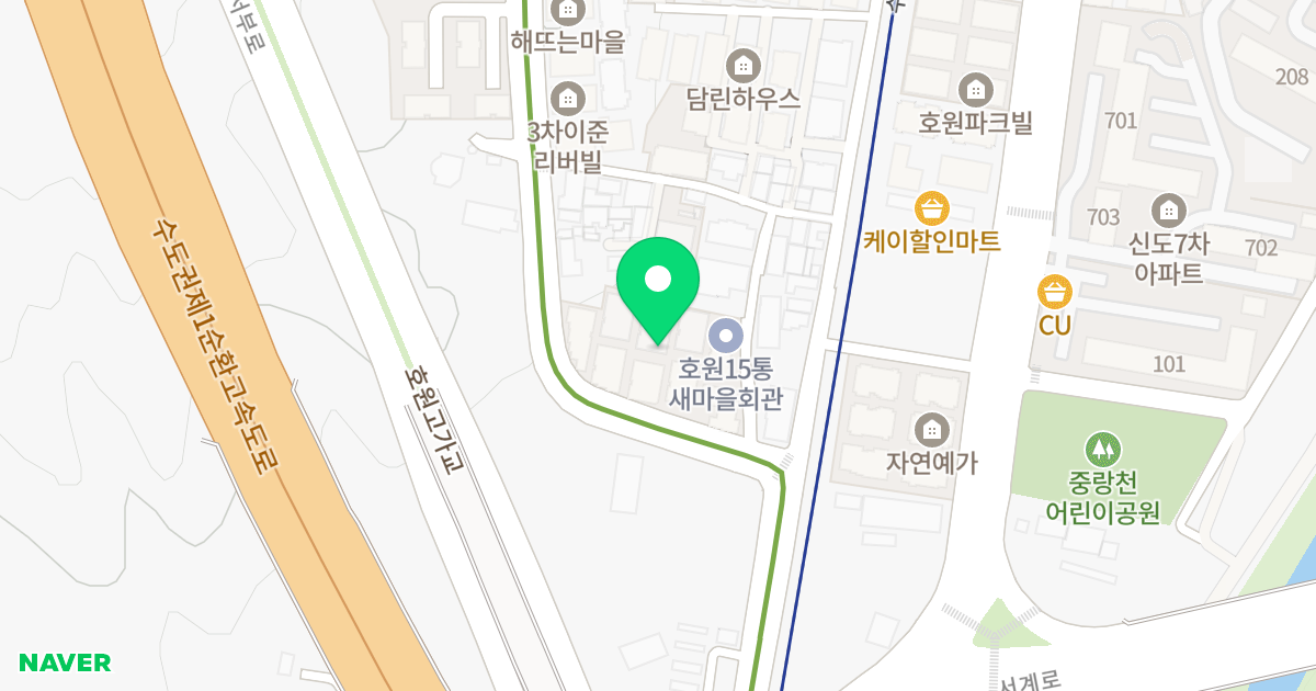 라동 위치 지도 - 경기도 의정부시 망월로 91